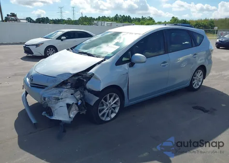 2012 Toyota Prius V Five from USA, damaged, VIN JTDZN3EU1C3104764